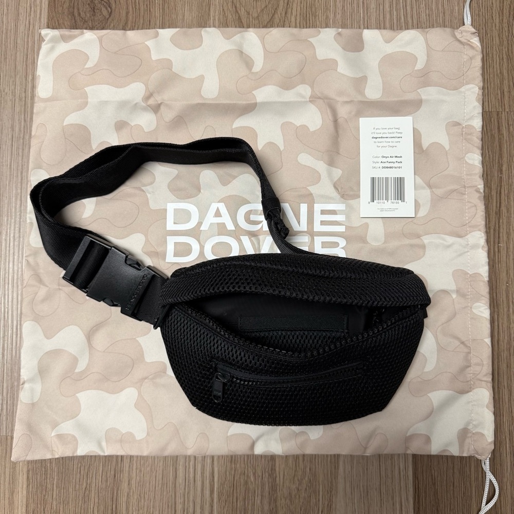 Dagne Dover Ace Fanny Pack (Mesh) - Onyx